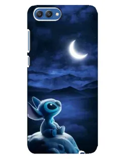 Чехол для Huawei Honor 10 (COL-AL00) с картинкой «Лунная ночь Стича»
