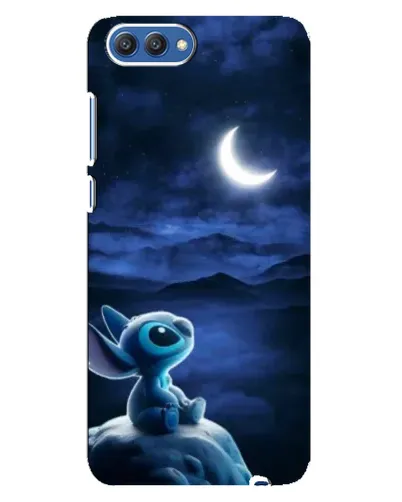 Чехол для Huawei Honor 10 (COL-AL00) с картинкой «Лунная ночь Стича»