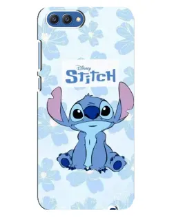 Чехол для Huawei Honor 10 (COL-AL00) с картинкой «Stitch среди цветов»