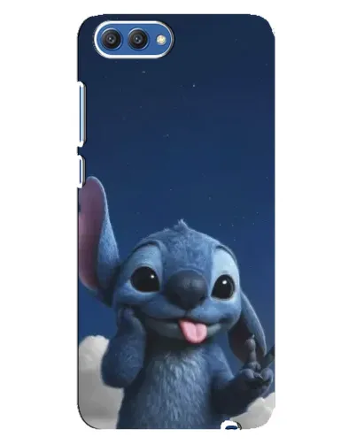 Чехол для Huawei Honor 10 (COL-AL00) с картинкой «Стич в облаках»