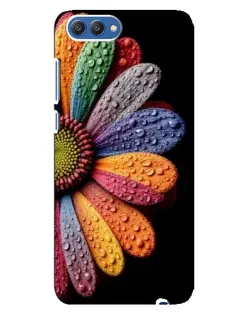 Чохол для Huawei Honor 10 (COL-AL00) з картинкою «Райдужна квітка»