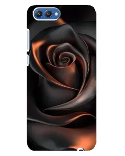 Чохол для Huawei Honor 10 (COL-AL00) з картинкою «Шовкова чорна троянда»