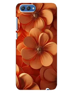 Чохол для Huawei Honor 10 (COL-AL00) з картинкою «Помаранчева макро квітка»