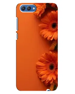 Чохол для Huawei Honor 10 (COL-AL00) з картинкою «Помаранчеві гербери»