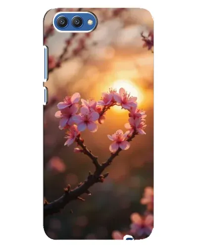 Чохол для Huawei Honor 10 (COL-AL00) з картинкою «Рожевий цвіт сердечко на тлі заходу» Чохол для Huawei Honor 10 (COL-AL00) з картинкою «Рожевий цвіт сердечко на тлі заходу»