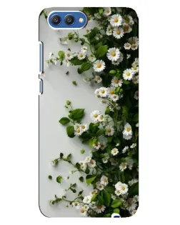 Чохол для Huawei Honor 10 (COL-AL00) з картинкою «Гілка дрібних білих квітів»