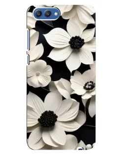 Чохол для Huawei Honor 10 (COL-AL00) з картинкою «Об'ємні білі квіти»