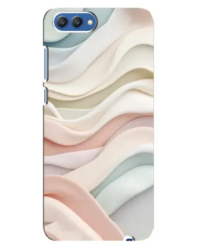 Чехол для Huawei Honor 10 (COL-AL00) с картинкой «Пастельные нежные волны»
