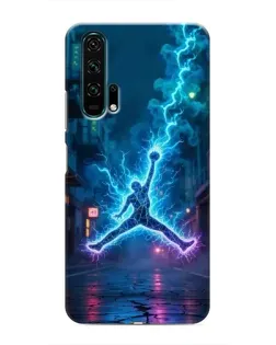 Чехол для Huawei Honor 20 Pro с картинкой «Jordan Gold Jumpman»