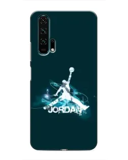 Чехол для Huawei Honor 20 Pro с картинкой «Jordan Blue Fire»