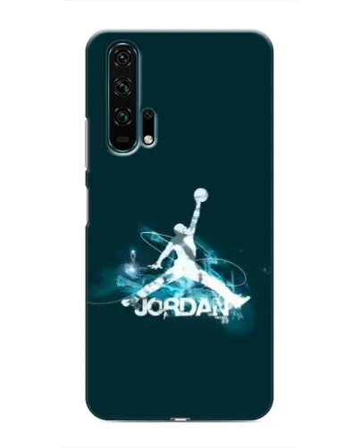 Чехол для Huawei Honor 20 Pro с картинкой «Jordan Blue Fire» Чехол для Huawei Honor 20 Pro с картинкой «Jordan Blue Fire»