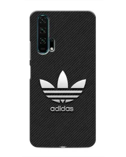 Чехол для Huawei Honor 20 Pro с картинкой «Adidas Карбоновая текстура»