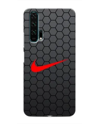 Чехол для Huawei Honor 20 Pro с картинкой «Nike — карбоновая сетка»