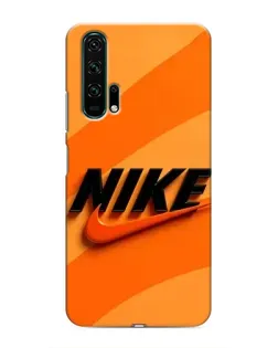 Чехол для Huawei Honor 20 Pro с картинкой «Оранжевый драйв Nike»