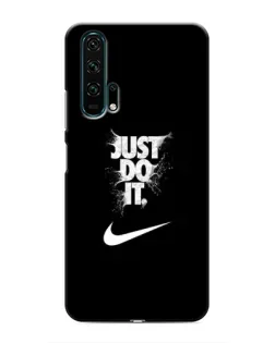 Чехол для Huawei Honor 20 Pro с картинкой «Текстовый принт Nike»