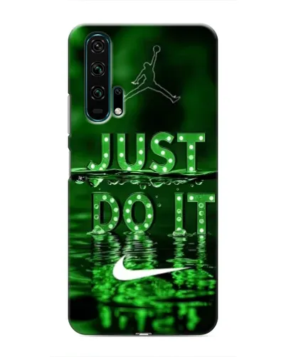 Чехол для Huawei Honor 20 Pro с картинкой «Зеленый неоновый Nike»