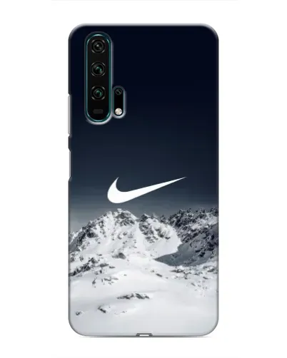 Чехол для Huawei Honor 20 Pro с картинкой «Nike — зимние горы»