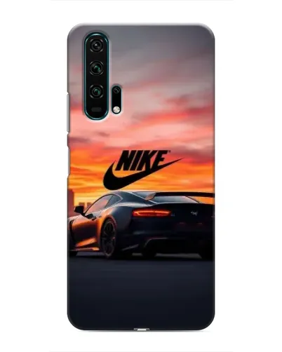 Чехол для Huawei Honor 20 Pro с картинкой «Nike и суперкар»