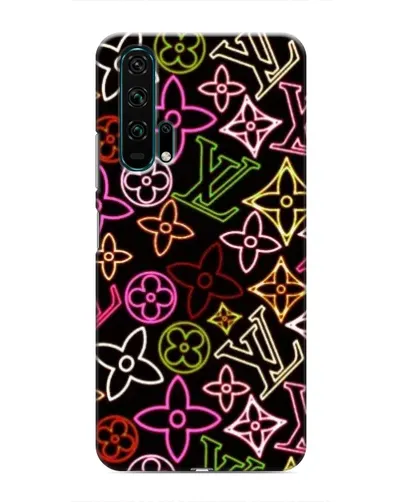 Чехол для Huawei Honor 20 Pro с картинкой «Неоновый микс Nike»