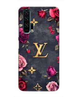 Чехол для Huawei Honor 20 Pro с картинкой «Цветочный Louis Vuitton»