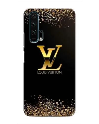 Чехол для Huawei Honor 20 Pro с картинкой «LV — золотые искры»