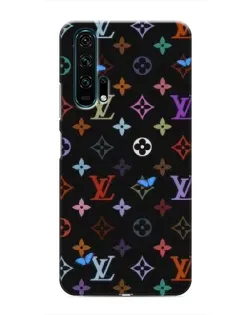Чехол для Huawei Honor 20 Pro с картинкой «Цветная монограмма LV»