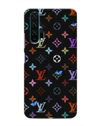 Чехол для Huawei Honor 20 Pro с картинкой «Цветная монограмма LV»