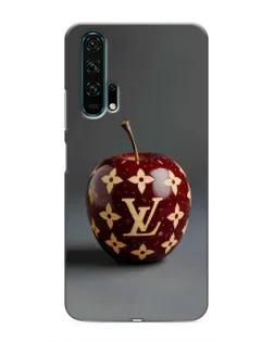 Чехол для Huawei Honor 20 Pro с картинкой «Красное яблоко LV»