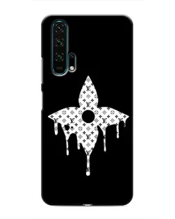 Чехол для Huawei Honor 20 Pro с картинкой «Цветочная монограмма»