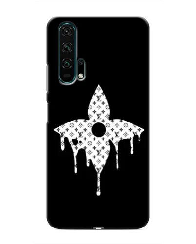 Чехол для Huawei Honor 20 Pro с картинкой «Цветочная монограмма»