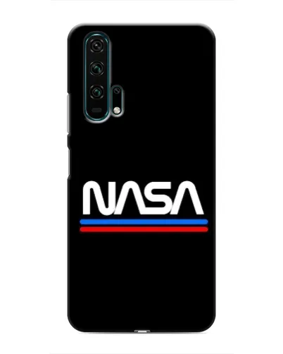 Чехол для Huawei Honor 20 Pro с картинкой «NASA — классика Red Blue»
