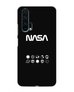 Чехол для Huawei Honor 20 Pro с картинкой «NASA — технический принт»