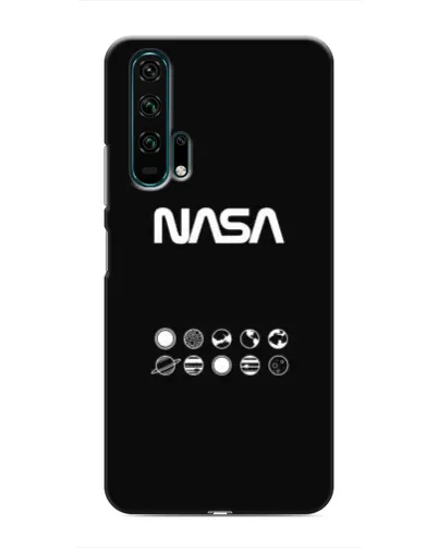 Чехол для Huawei Honor 20 Pro с картинкой «NASA — технический принт»