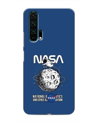 Чехол для Huawei Honor 20 Pro с картинкой «NASA — лунная миссия»