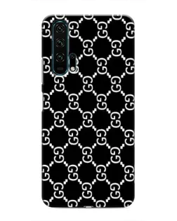 Чехол для Huawei Honor 20 Pro с картинкой «Gucci — сетчатый паттерн»