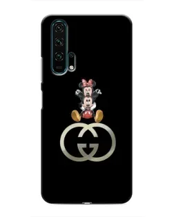 Чехол для Huawei Honor 20 Pro с картинкой «Минни Маус на лого»