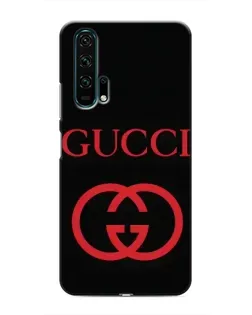 Чехол для Huawei Honor 20 Pro с картинкой «Gucci — красный логотип»