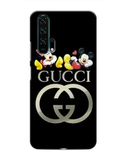 Чехол для Huawei Honor 20 Pro с картинкой «Gucci — герои Disney»