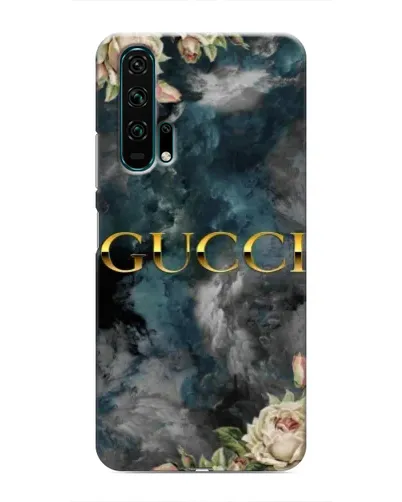 Чехол для Huawei Honor 20 Pro с картинкой «Абстрактные цветы Gucci» Чехол для Huawei Honor 20 Pro с картинкой «Абстрактные цветы Gucci»