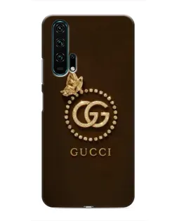 Чехол для Huawei Honor 20 Pro с картинкой «Gucci — золотая бабочка»
