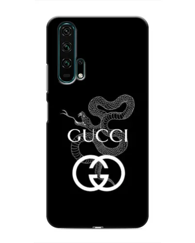 Чехол для Huawei Honor 20 Pro с картинкой «Gucci — серебряная змея» Чехол для Huawei Honor 20 Pro с картинкой «Gucci — серебряная змея»