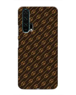 Чехол для Huawei Honor 20 Pro с картинкой «Gucci — золотые диагонали»