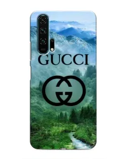 Чехол для Huawei Honor 20 Pro с картинкой «Gucci — горный пейзаж»