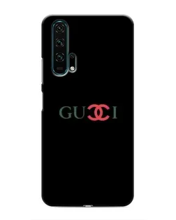 Чехол для Huawei Honor 20 Pro с картинкой «Gucci — красный градиент»