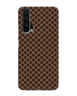 Чехол для Huawei Honor 20 Pro с картинкой «Gucci — шоколадная сетка»