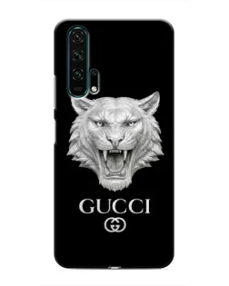 Чехол для Huawei Honor 20 Pro с картинкой «Gucci — серебряный лев»