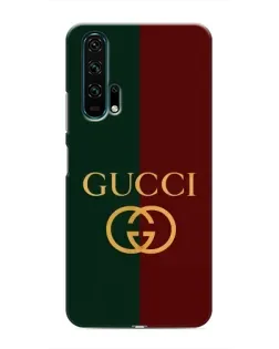 Чехол для Huawei Honor 20 Pro с картинкой «Gucci — темно-зеленый градиент»