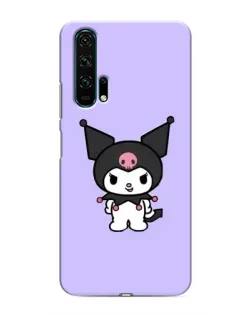 Чехол для Huawei Honor 20 Pro с картинкой «Kuromi — нежный фиолетовый»