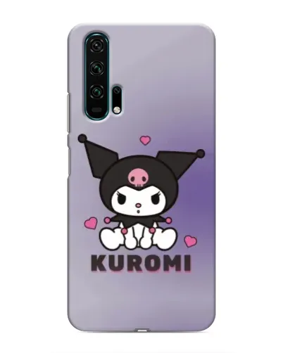 Чехол для Huawei Honor 20 Pro с картинкой «Kuromi — фиолетовый арт»