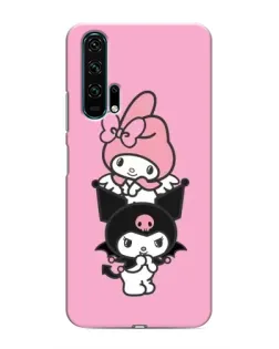 Чехол для Huawei Honor 20 Pro с картинкой «My Melody и Kuromi»